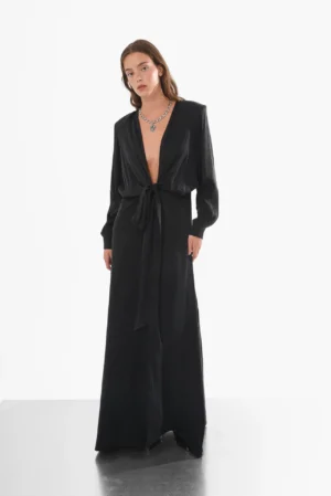 ARPYES KOI DRESS BLACK