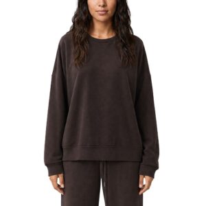 MOUTAKI CREW NECK LONGSLEEVE OVERSIZE BLOUSE WOMEN