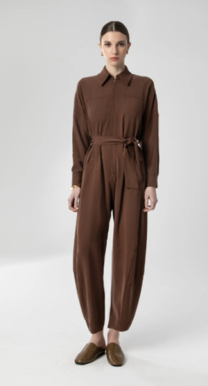 MOUTAKI BROWN JUMPSUIT